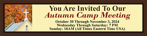 Autumn Camp Meeting